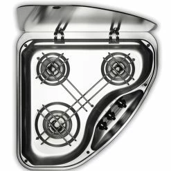 Dometic-Smev PI9003 Triangular Caravan 3 Burner Hob