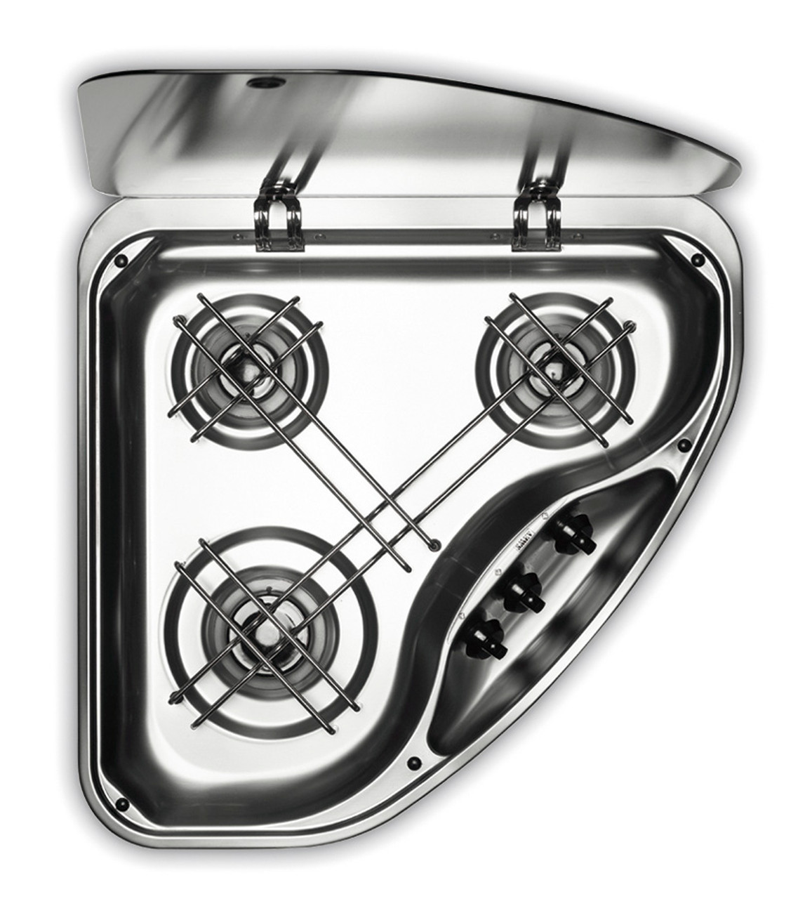 Dometic-Smev PI9003 Triangular Caravan 3 Burner Hob Dometic-Smev PI9003 Triangular Caravan 3 Burner Hob -victronenergy shop smev pi9003 98885.1533896214