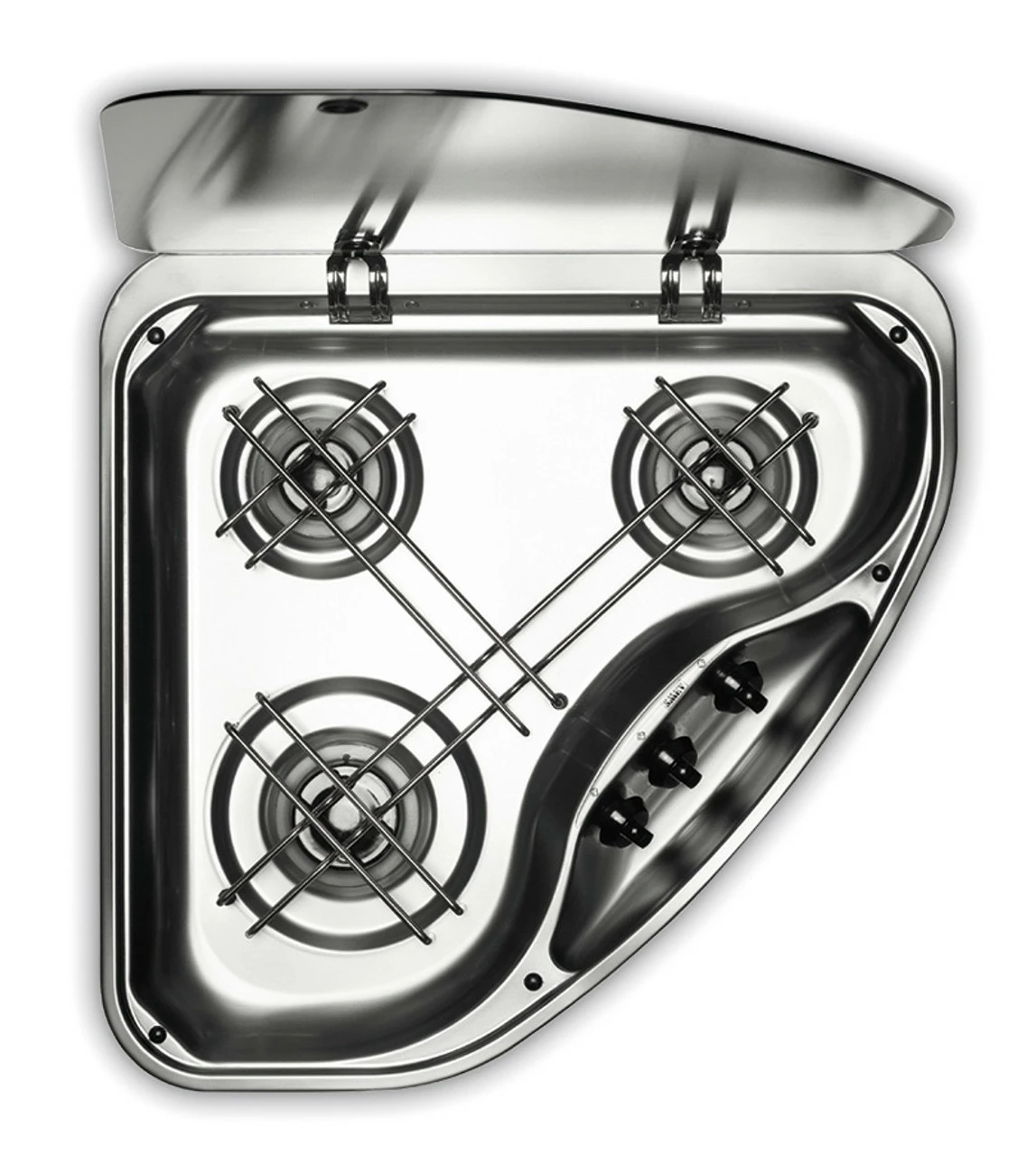 Dometic-Smev PI9003 Triangular Caravan 3 Burner Hob