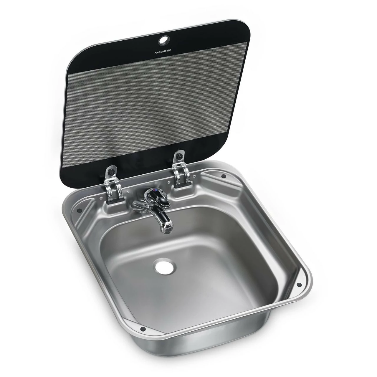Dometic-Smev SNG 4244 (Smev 8006) Caravan Sink With Glass Lid