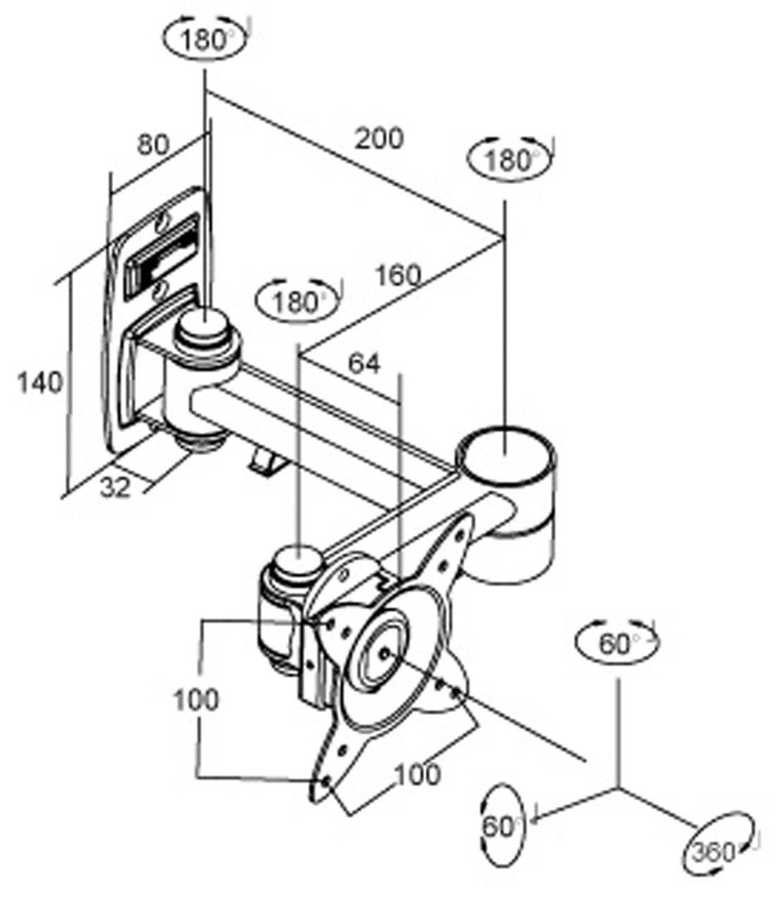 Svensen SV9.0 Quick Release Caravan Motorhome Television Bracket Avtex Svensen SV9.0 Quick Release Caravan Motorhome Television Bracket -victronenergy shop sv9 dims 21124.1381333614