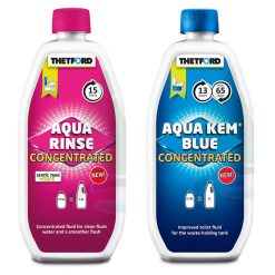 Thetford Aqua Kem Porta Potti Pink & Green Eco Friendly Concentrate Chemical Duo Pack -victronenergy shop thetford aqua kem rinse concentrate pink blue duo twin pack 98814.1574162336