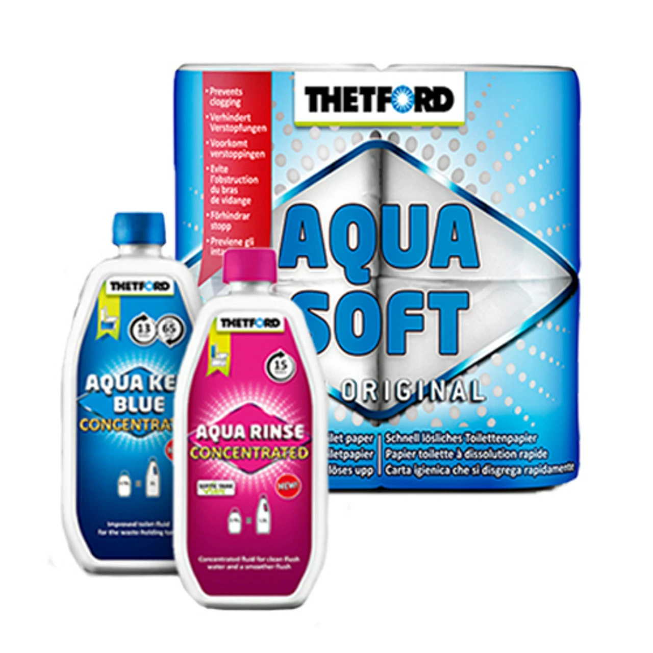 Thetford Porta Potti Portable Camping Toilet Chemicals Triple Pack