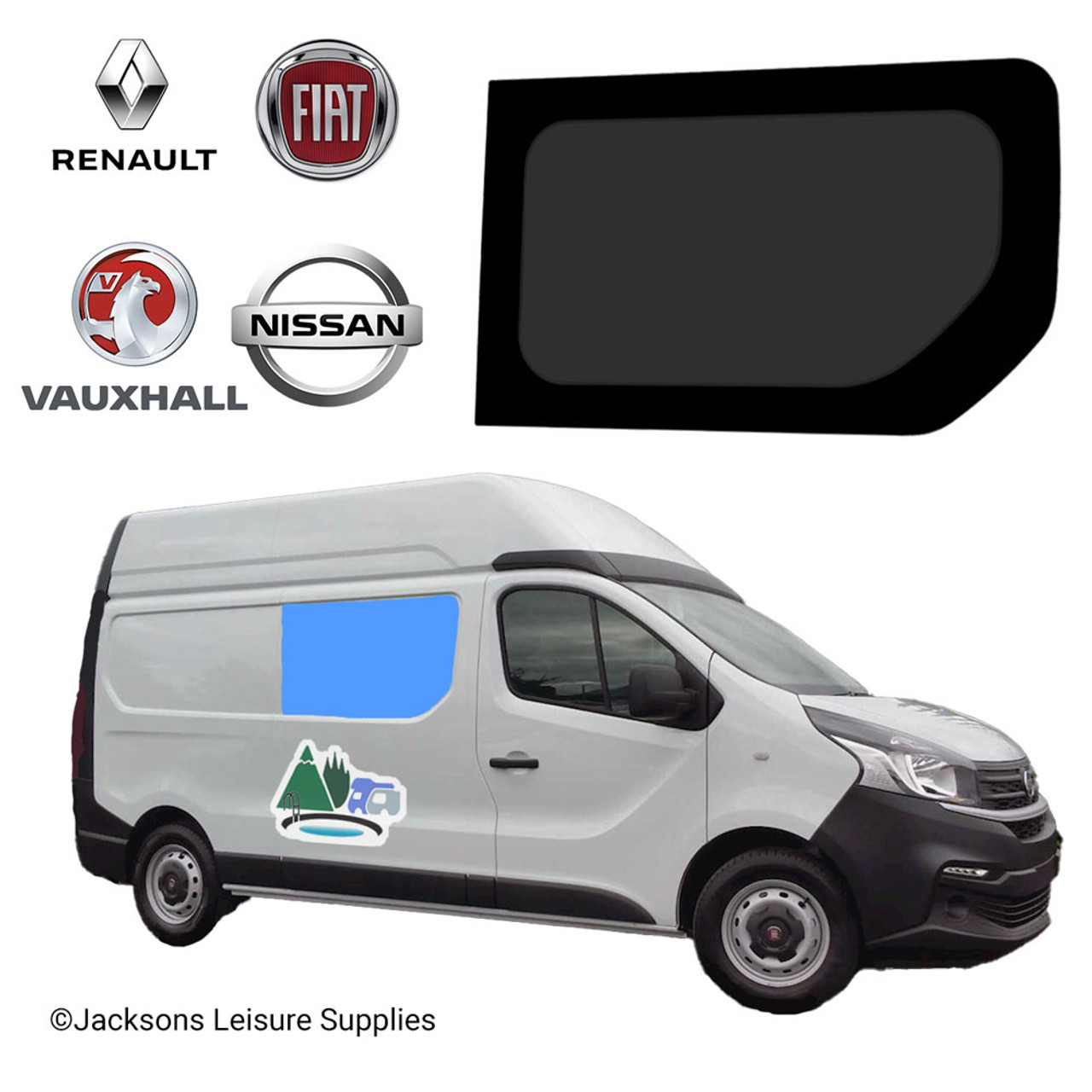 Renault Trafic Vauxhall Vivaro Bonded Glass Fixed Window - Driver's Side JLS Renault Trafic Vauxhall Vivaro Bonded Glass Fixed Window - Driver's Side -victronenergy shop trafic right v6 front jls 66017.1640190231