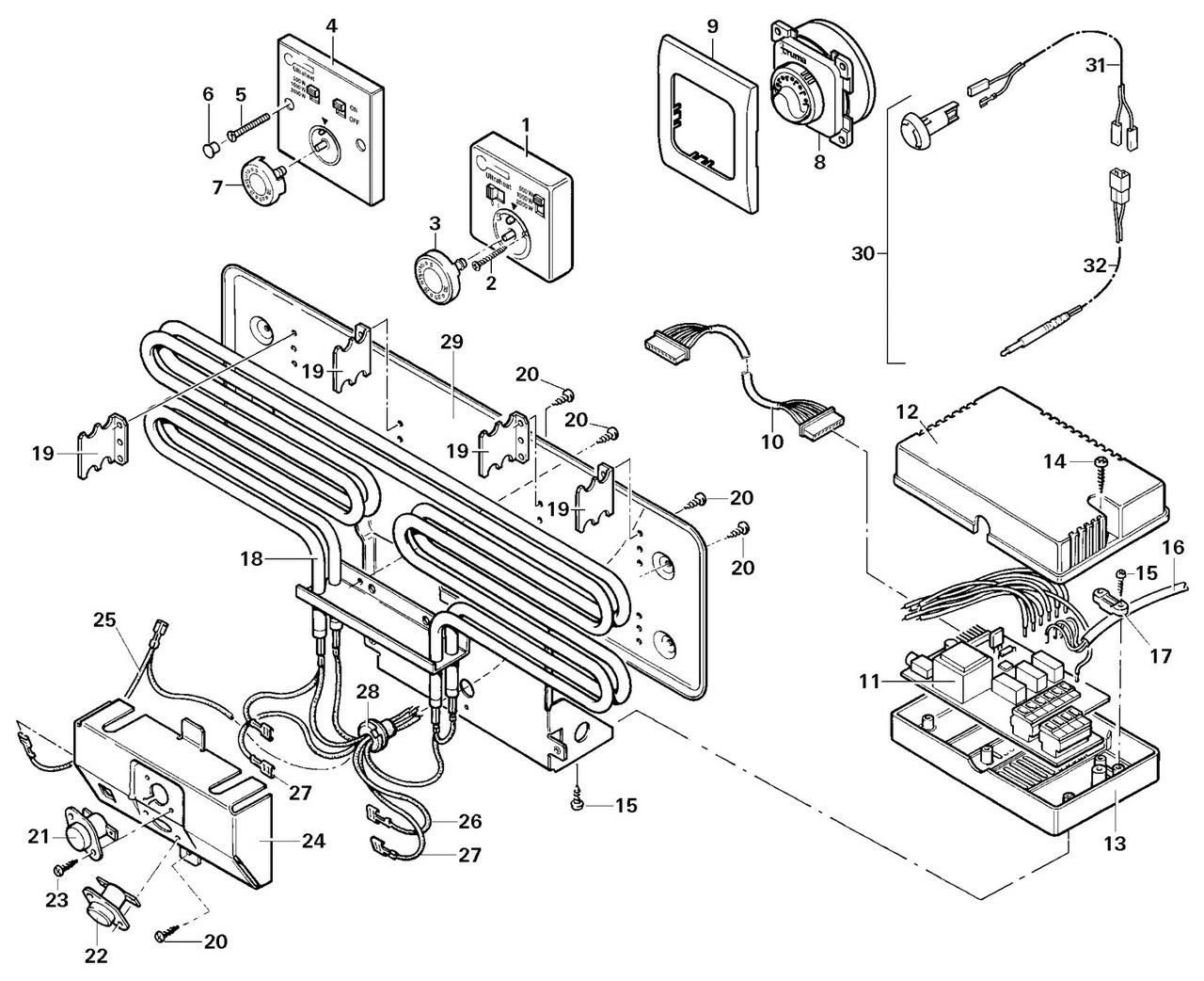 Truma Ultraheat Caravan Gas Heater Mains Element Kit For S Series Heaters - Image 3