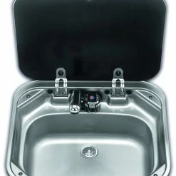 Dometic-Smev 8005 Caravan Motorhome Sink Unit With Glass Lid