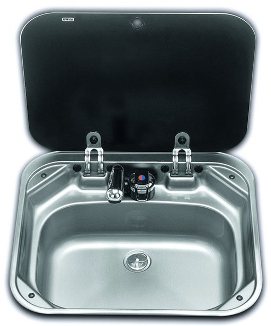 Dometic-Smev 8005 Caravan Motorhome Sink Unit With Glass Lid 3 Dometic-Smev 8005 Caravan Motorhome Sink Unit With Glass Lid