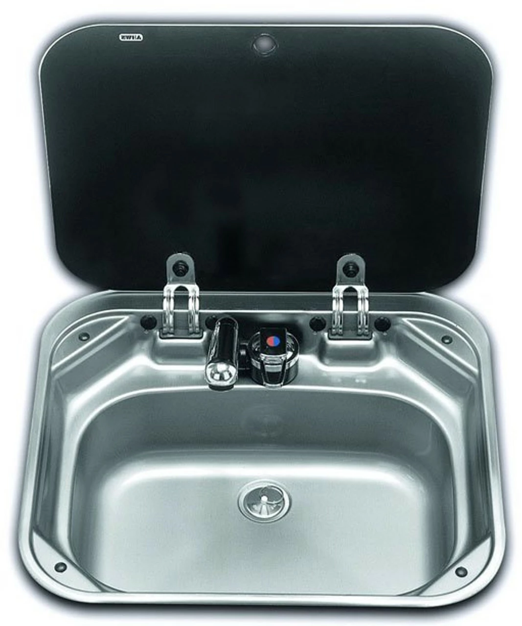 Dometic-Smev 8005 Caravan Motorhome Sink Unit With Glass Lid